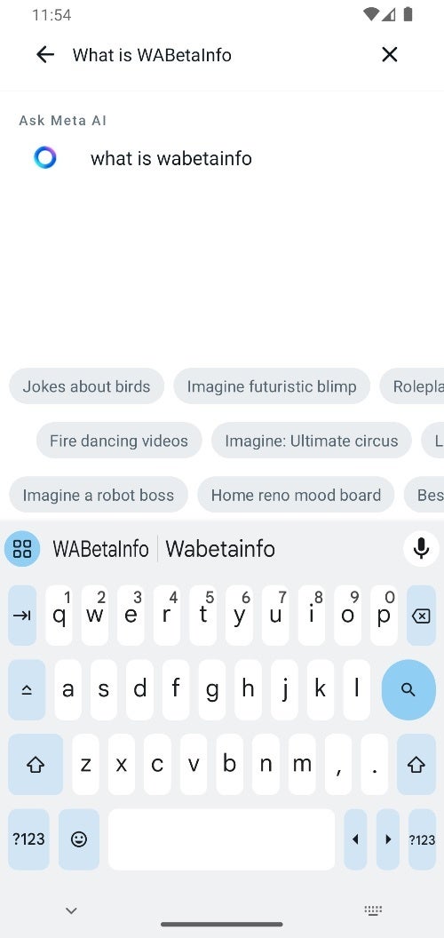 Según se informa, WhatsApp te permitirá usar Meta AI directamente desde su barra de búsqueda