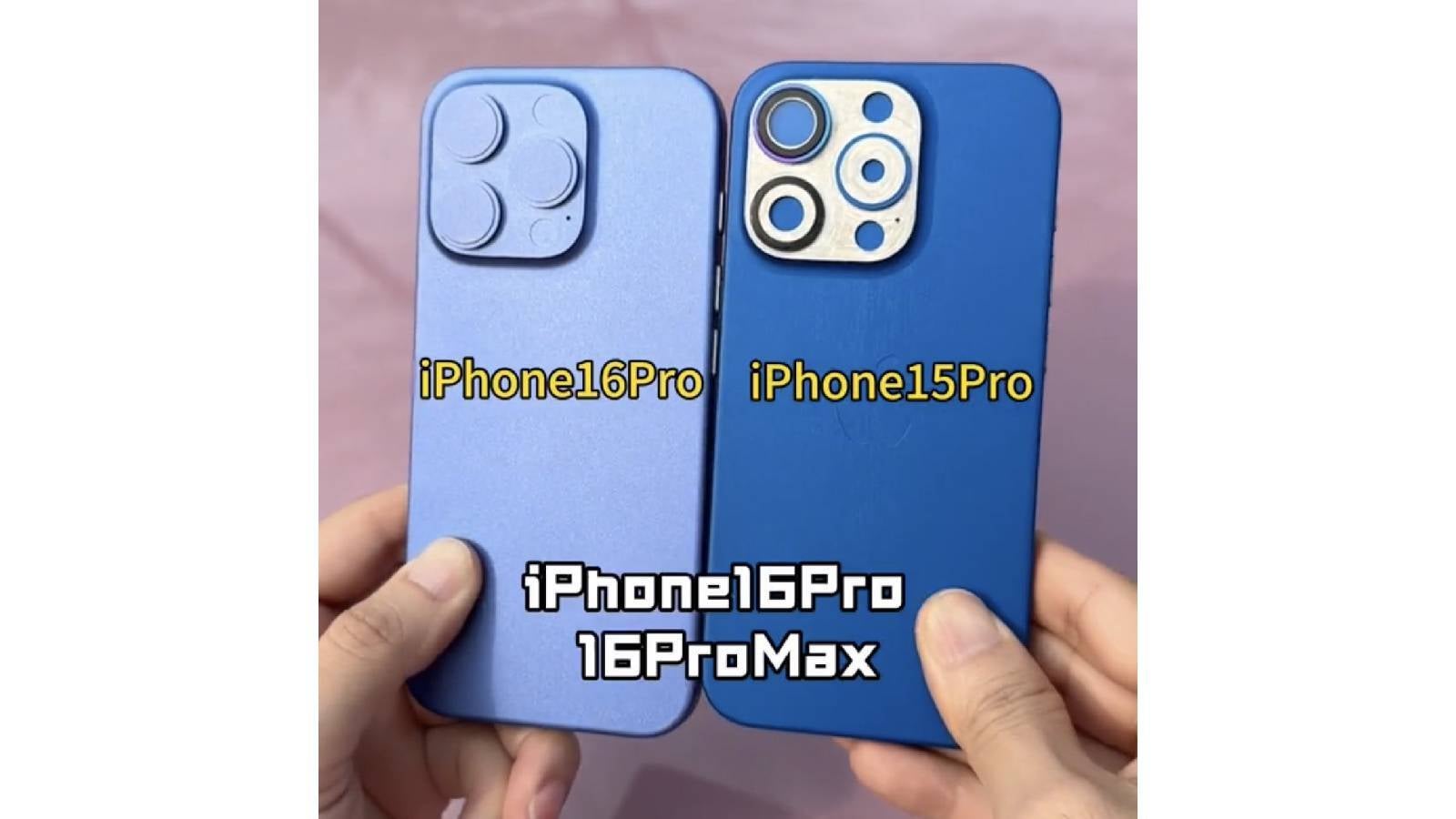 The iPhone 16 Pro is expected to be larger than the iPhone 15 Pro - Few iPhone 16 surprises left as images of dummy units, case, and new color variants leaked