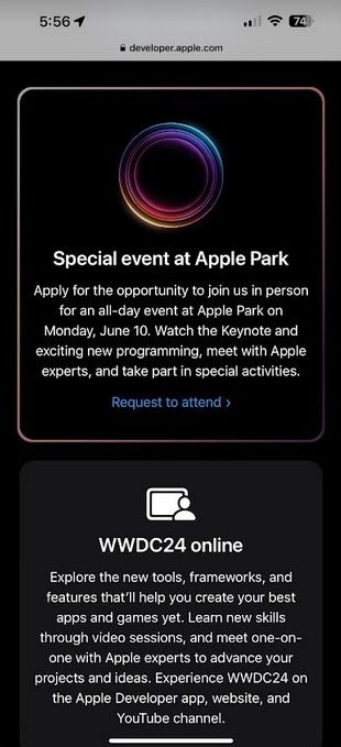 The Apple Developer app has plenty of information about WWDC 2024 - iOS 18 update will still be ambitious even though one expected native AI feature will be MIA