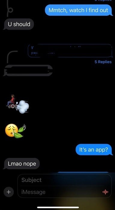 More examples from the recipient&#039;s point of view - iOS Messages feature proclaimed the greatest Apple feature of all time by one Redditor