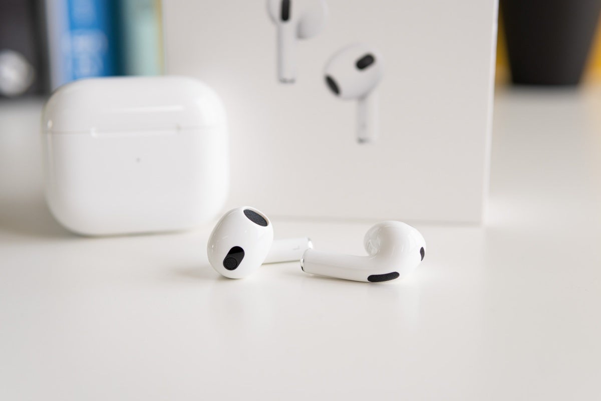 The AirPods 3 (pictured here) could also get a direct sequel in 2024. - Apple is planning AirPods Lite release for later in 2024 amid waning demand for current models
