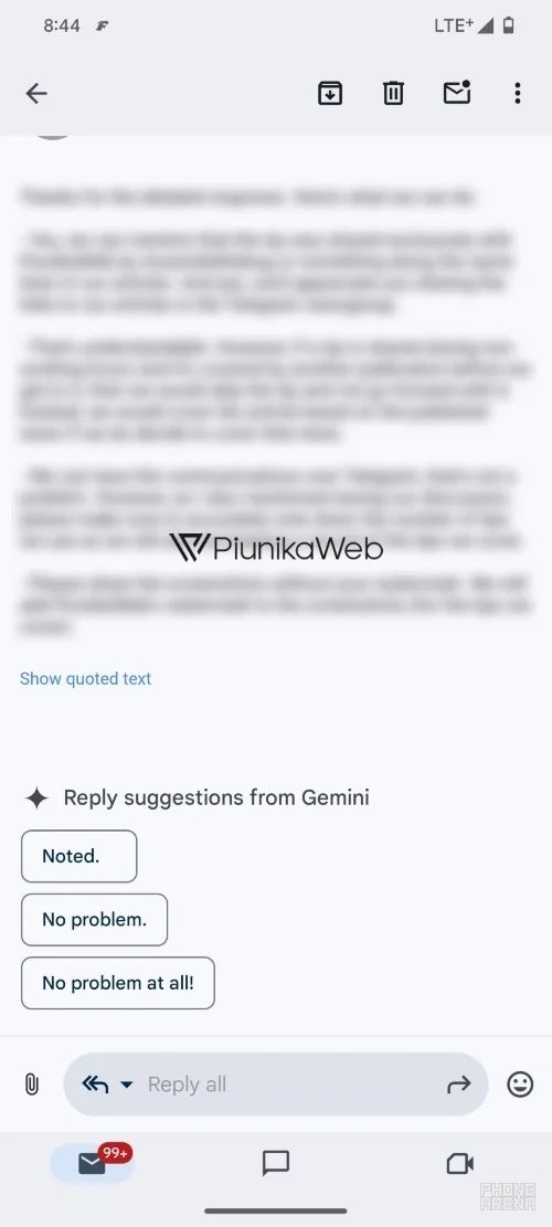 Reply suggestions from Gemini may be coming soon to Gmail on Android