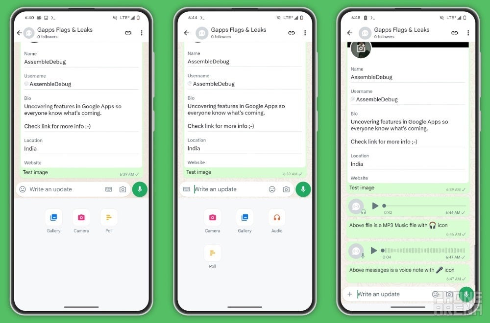 WhatsApp may be adding support for audio file attachments in Channels