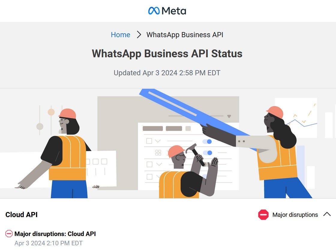 Meta is calling this a major disruption - Instagram, Facebook, Whatsapp users are reporting a &quot;Major Disruption&quot; worldwide (UPDATE)