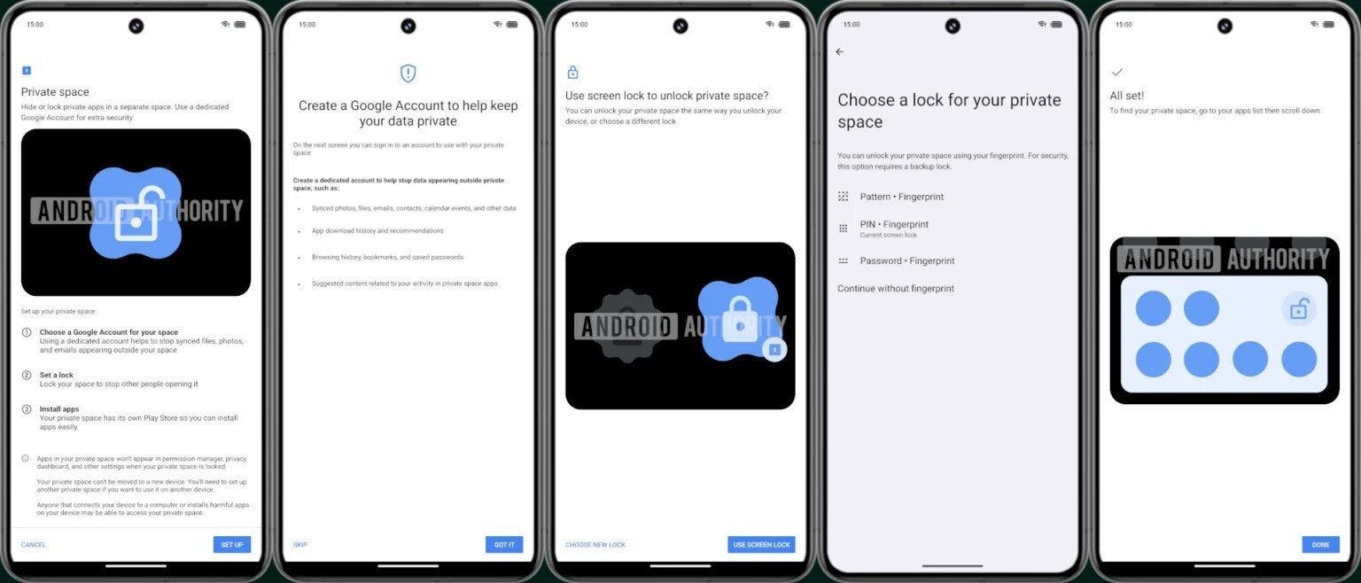 Image Credit–Mishaal Rahman/Android Authority - Android 15’s Private Space leak details how you can improve your phone privacy