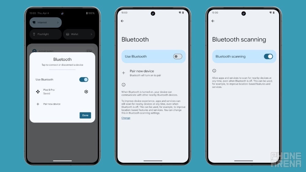 Android 15 may not let you completely turn your Bluetooth off