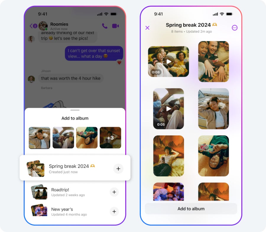 Facebook Messenger major update adds support for HD photos, shared albums, more