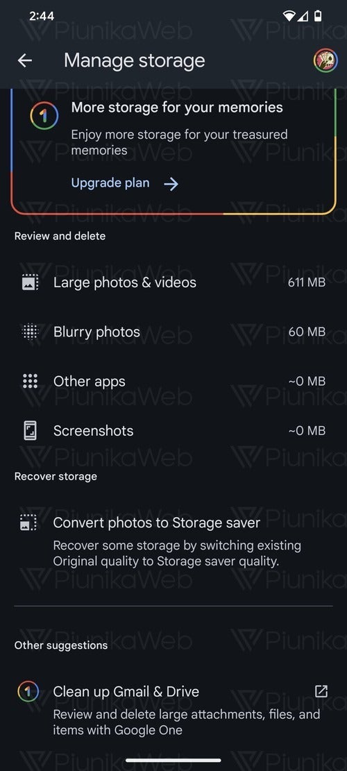 Google Photos app may soon include an option to help you recover some cloud storage space