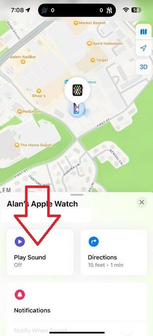 La femme aurait pu dire au propriétaire qu'elle utiliserait l'application Find My sur son iPhone pour émettre un ping sur son Apple Watch manquante - les utilisateurs d'iPhone doivent se méfier de cette arnaque qui les incite à inviter des voleurs chez eux.