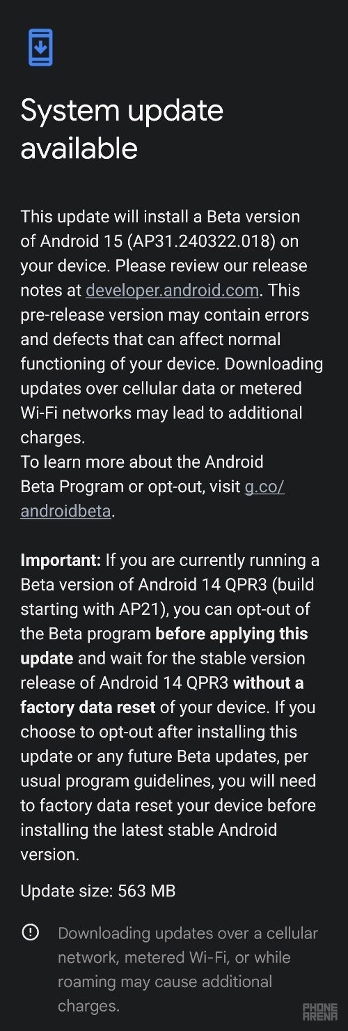 Android 15 Beta 1 is available now for eligible Pixel devices