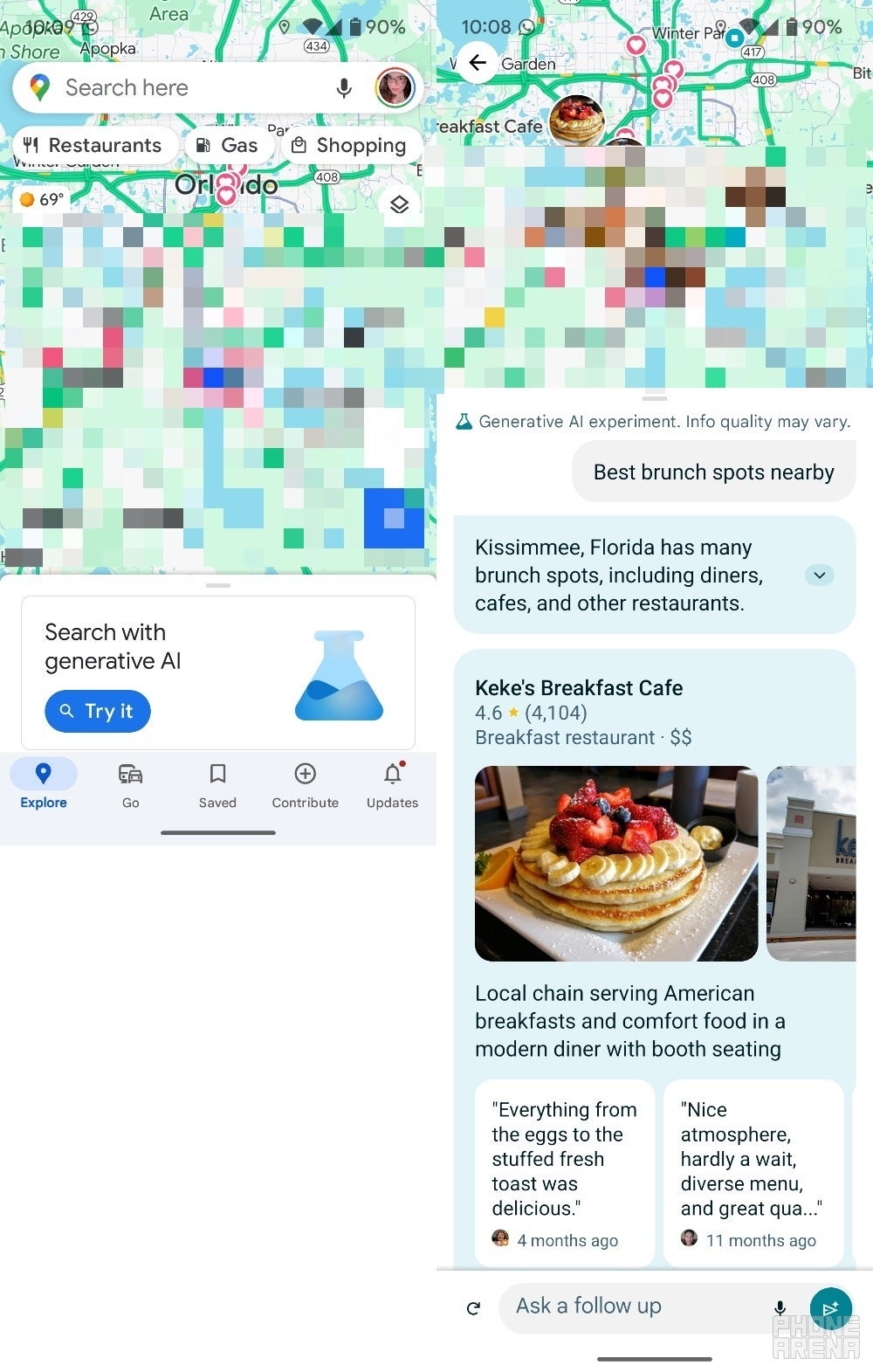 Google Maps generative AI experiment rolling out more widely and the results are mixed