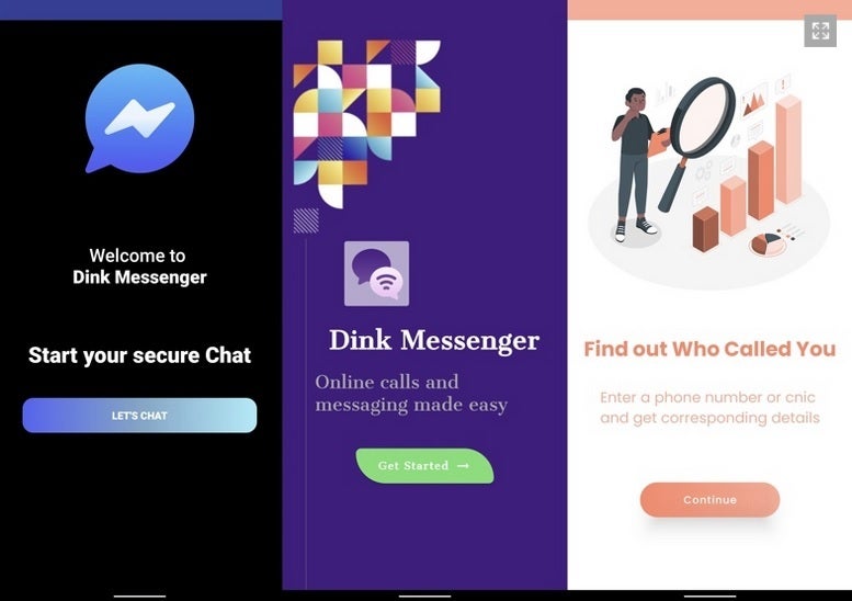 Dink Messenger is one of the three apps you should uninstall.  These three Android apps can wipe users' bank and stock accounts;  delete them now!