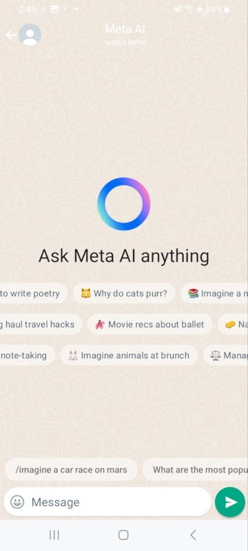 La nouvelle barre de recherche alimentée par l'IA de Meta commence à apparaître sur Instagram