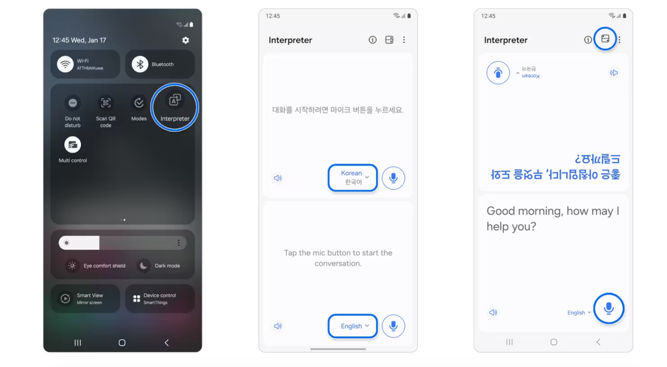 How the Interpreter works (Image Credit–Samsung) - Galaxy AI: Everything you need to know about Samsung&#039;s new AI system