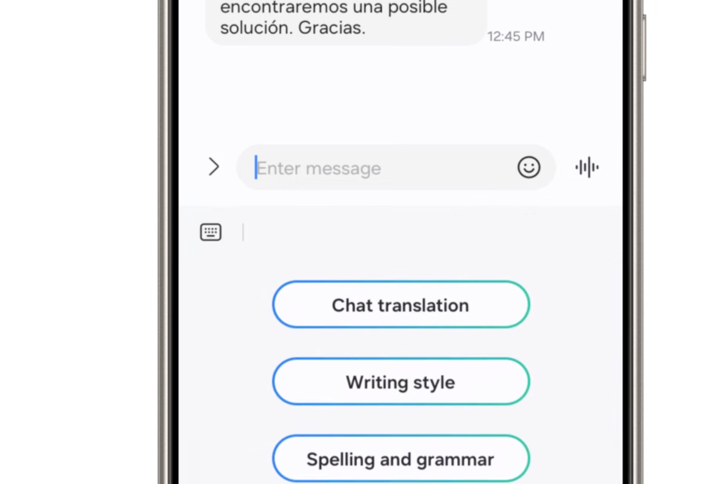 You can translate any message you receive (Image Credit–Samsung) - Galaxy AI: Everything you need to know about Samsung&#039;s new AI system