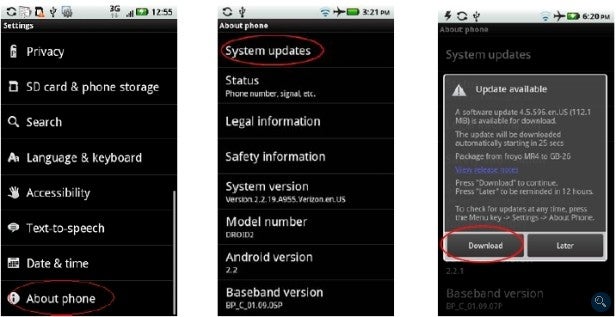 How to update your Motorola DROID X to Gingerbread