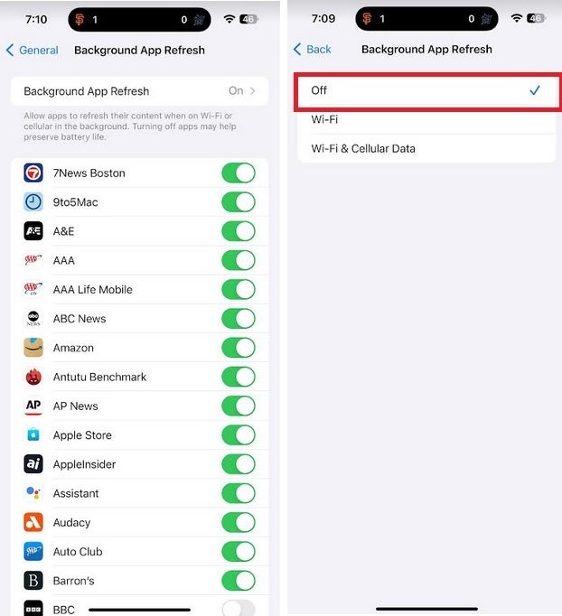 Disabling Background App Refresh can add some extra battery life to your iPhone - A simple settings change can add more battery life to your iPhone