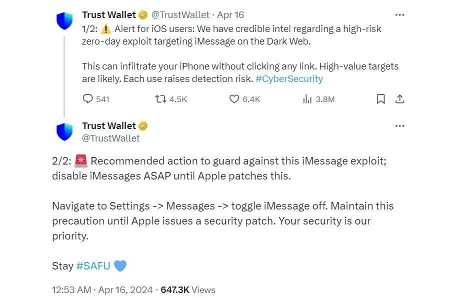 iPhone users warned to disable iMessage temporarily to avoid getting hacked