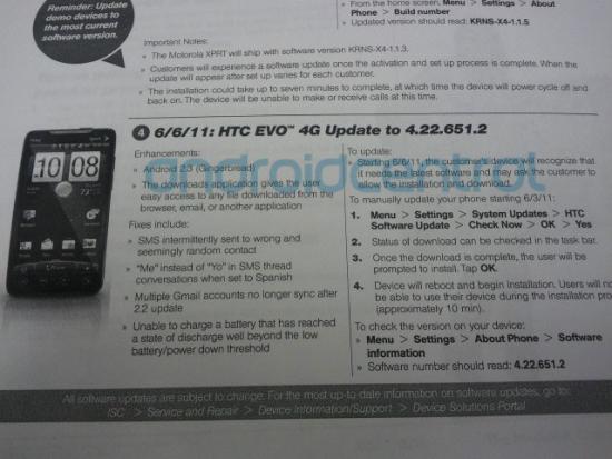 According to this memo, the HTC EVO 4G will get upgraded to Android 2.3 on Friday - HTC EVO 4G to get Gingerbread update on June 3rd?