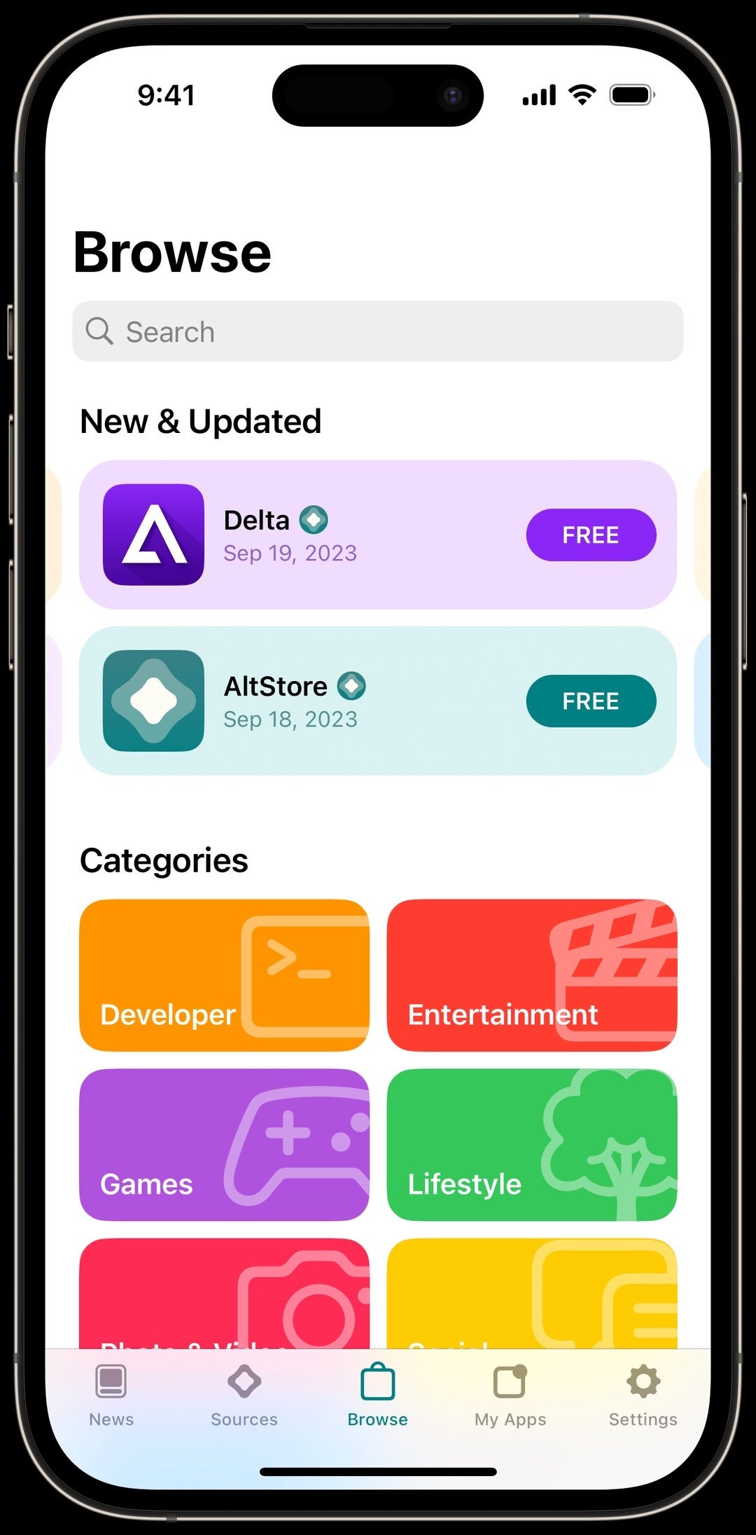 AltStore PAL – Primeiro concorrente da App Store para iPhone abre com um emulador de Nintendo