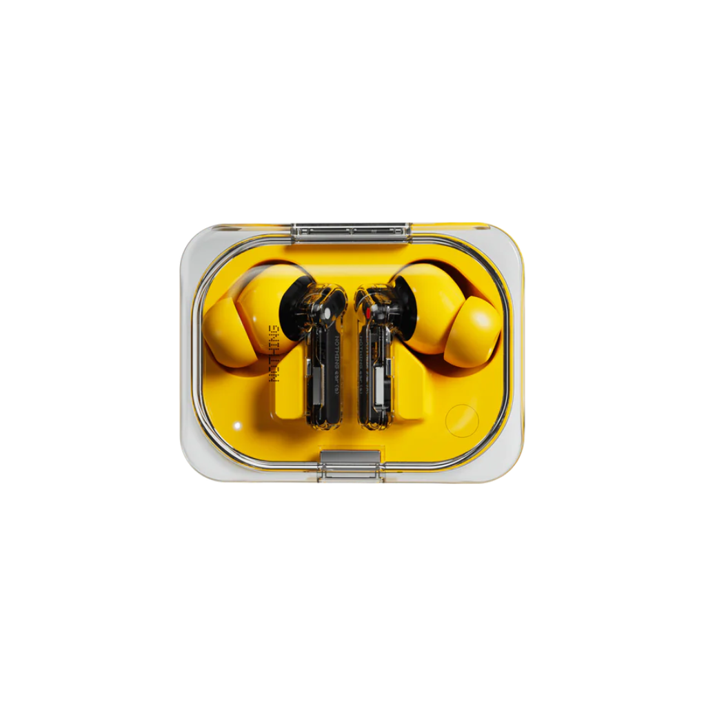 Nothing Ear (a) in yellow in its case (Image Credit–Nothing) - Nothing announced Ear and Ear (a) with similar features but different prices