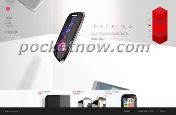 Zaha - Web site re-design accidentally reveals 4 new Motorola devices including the Tracy XL watch