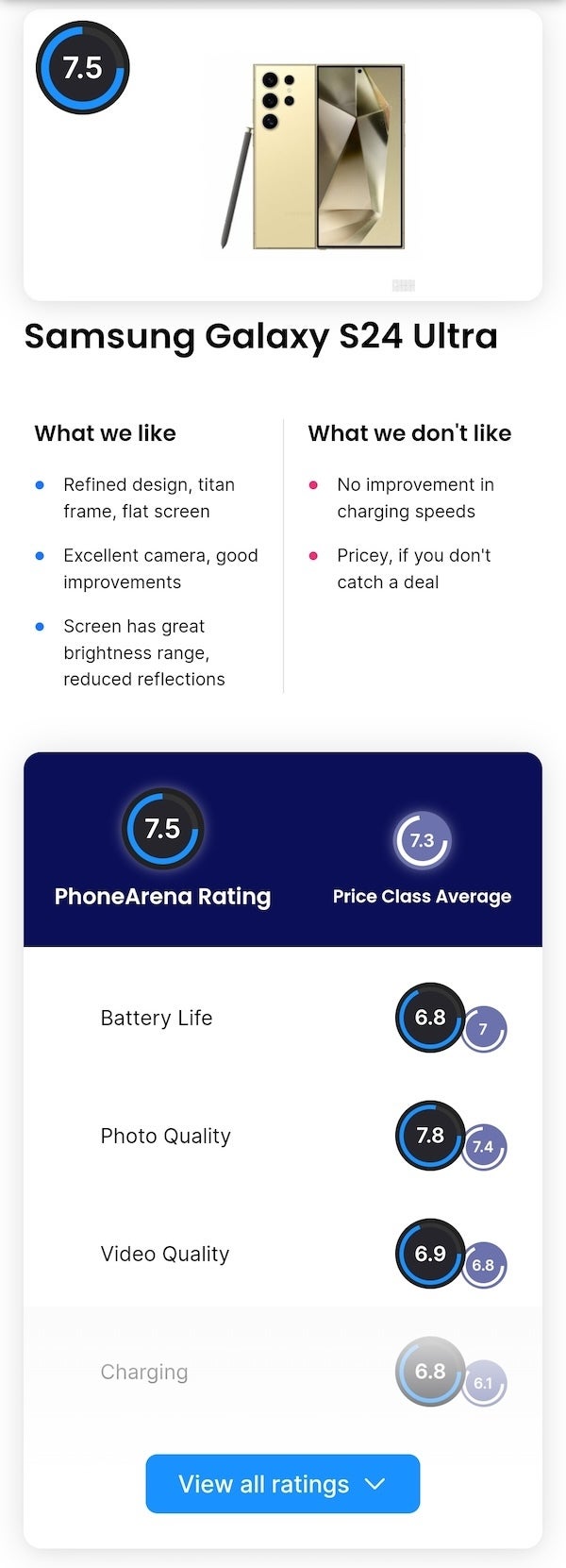 PhoneArena Review Ratings are here: the most advanced smartphone review rating system