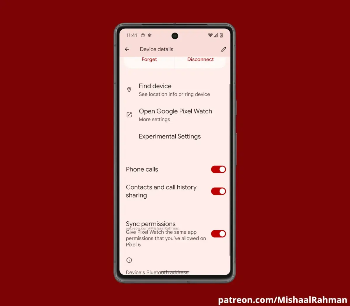 You could be able to sync app permissions between your Android phone and Wear OS smartwatch