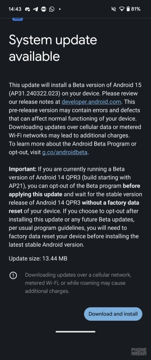 Android 15 Beta 1 1 Pixel 6 Pro