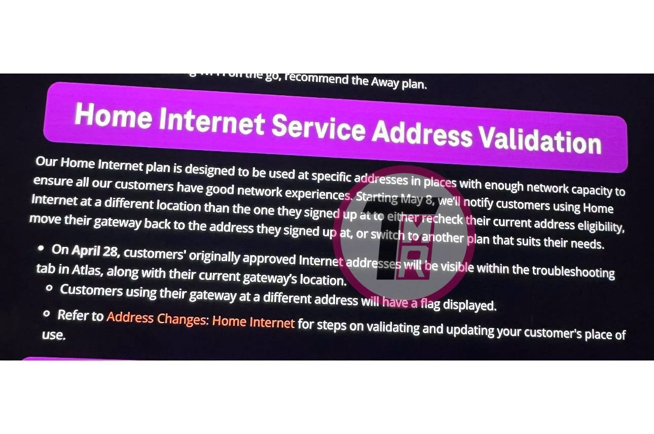 T-Mobile is now going to dictate where you can use its 5G internet