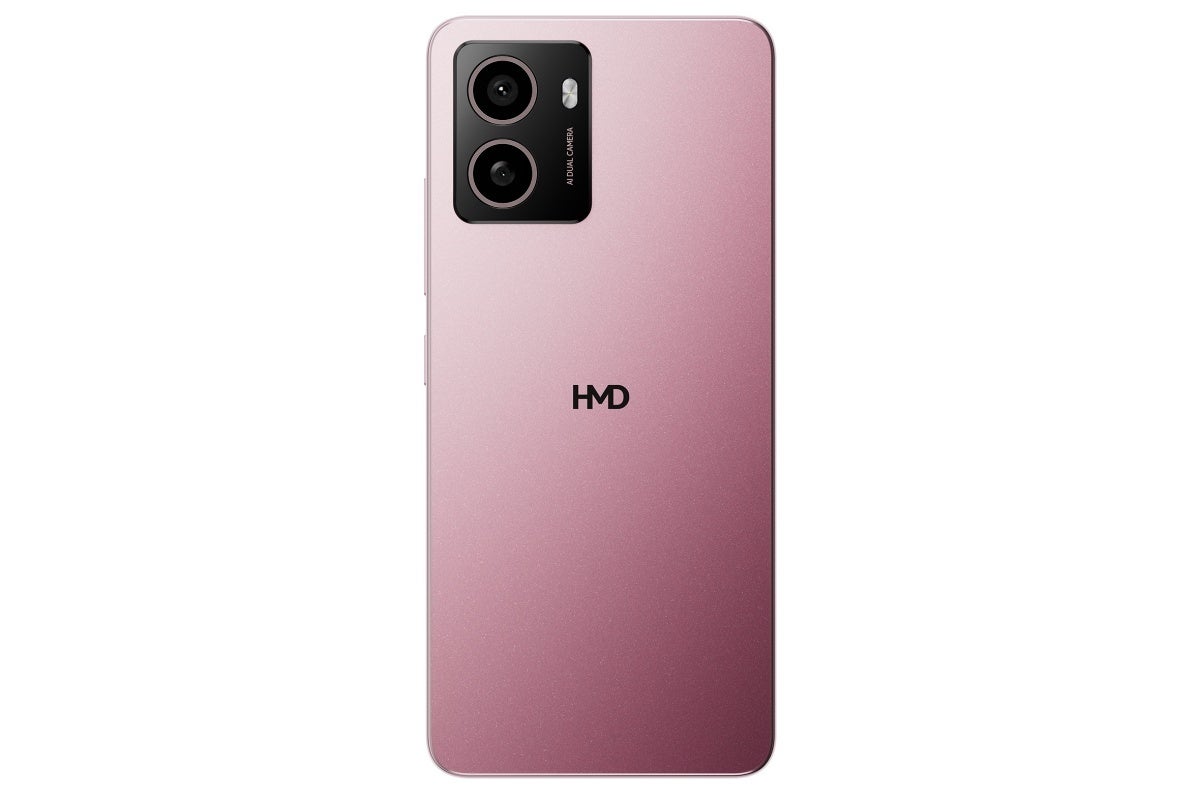 HMD Pulse em rosa sonhador.  - HMD deixa a Nokia para trás com o anúncio oficial do 'reparável'  Família de pulso