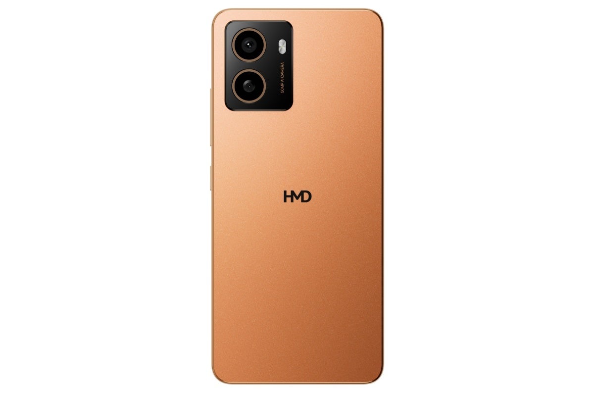 HMD Pulse Plus em Apricot Crush.  - HMD deixa a Nokia para trás com o anúncio oficial do 'reparável'  Família de pulso