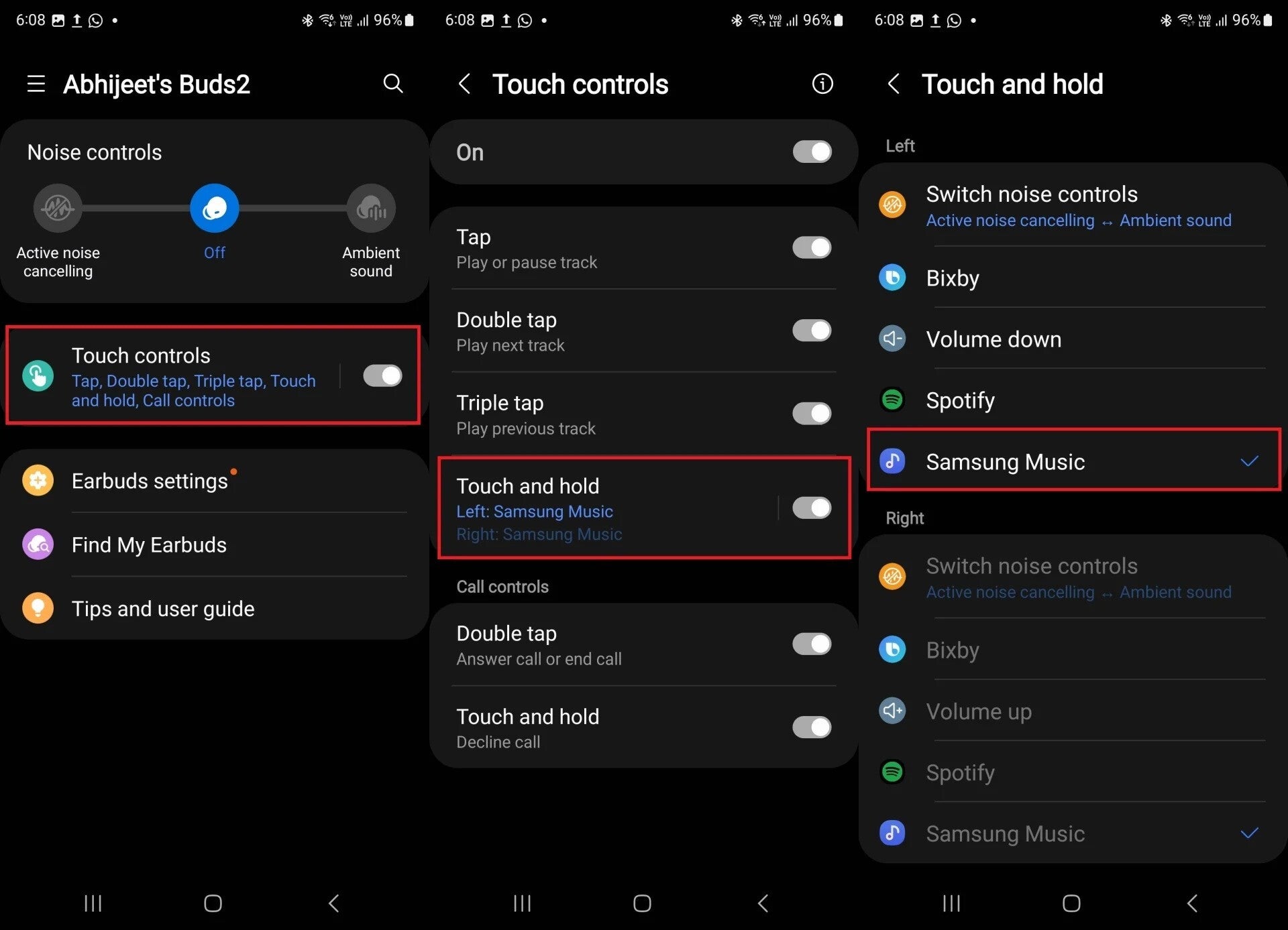 Image Credit–SamMobile - Better late than never: Samsung Music App now compatible with Galaxy Buds touch controls