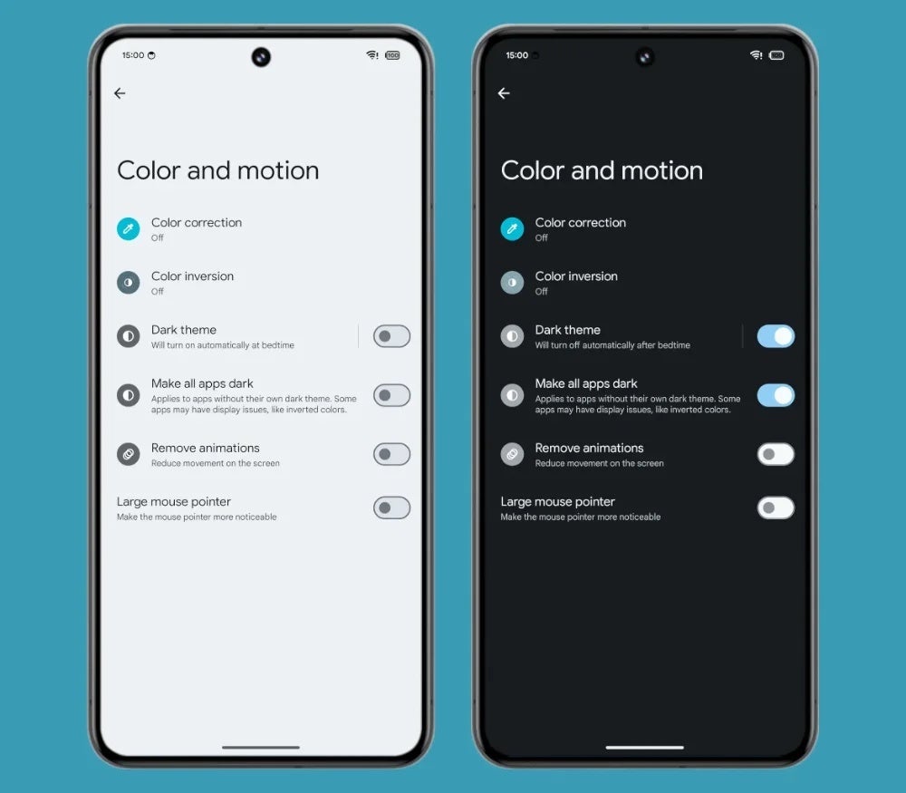 Android 15 might offer you a better way to force dark-mode on stubborn apps