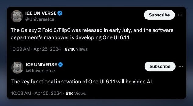 One UI 6.1.1 will reportedly bring some Video AI features to Samsung devices
