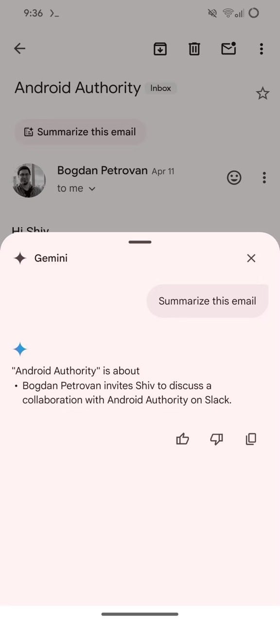 AI email summaries in Gmail on Android are one step closer to a launch