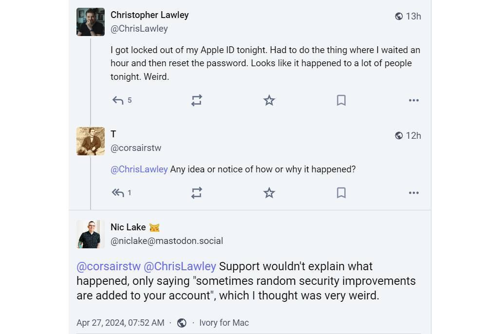 iPhone, iPad, and Mac users are getting locked out of Apple ID accounts