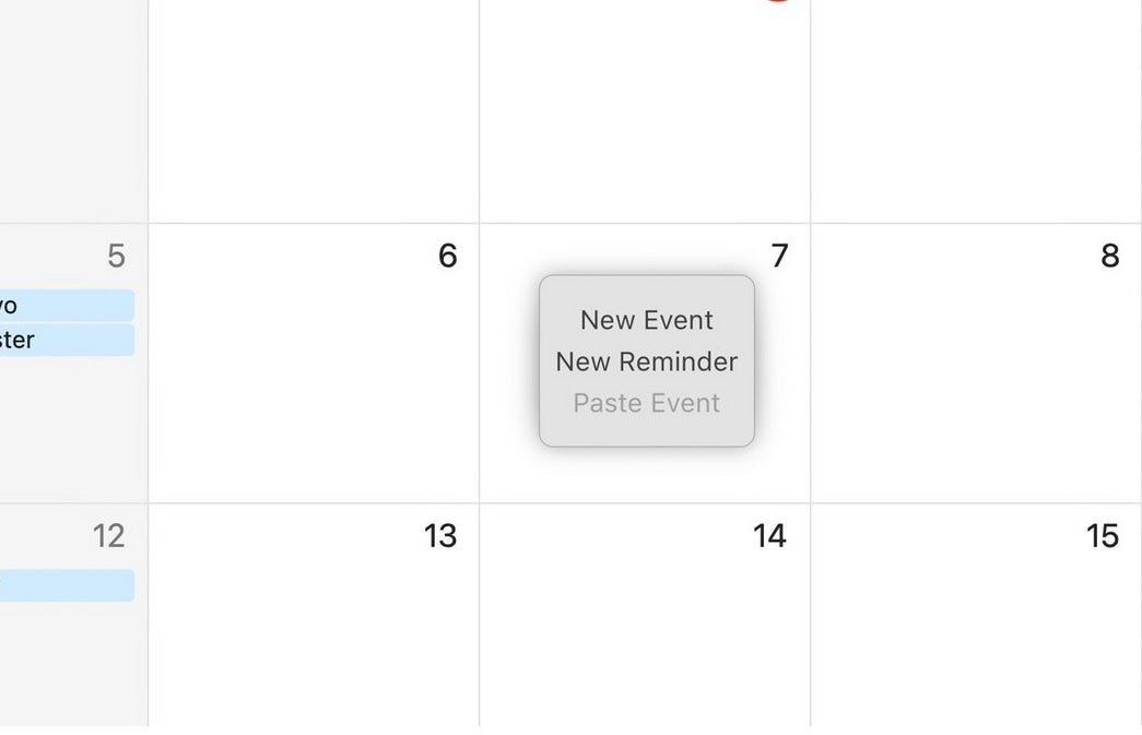 In addition to iPhone users running iOS 18, macOS 15 users will be able to schedule a reminder using the Calendar app. Image credit-Appleinsider - In iOS 18, iPhone users can set reminders directly from the Calendar app