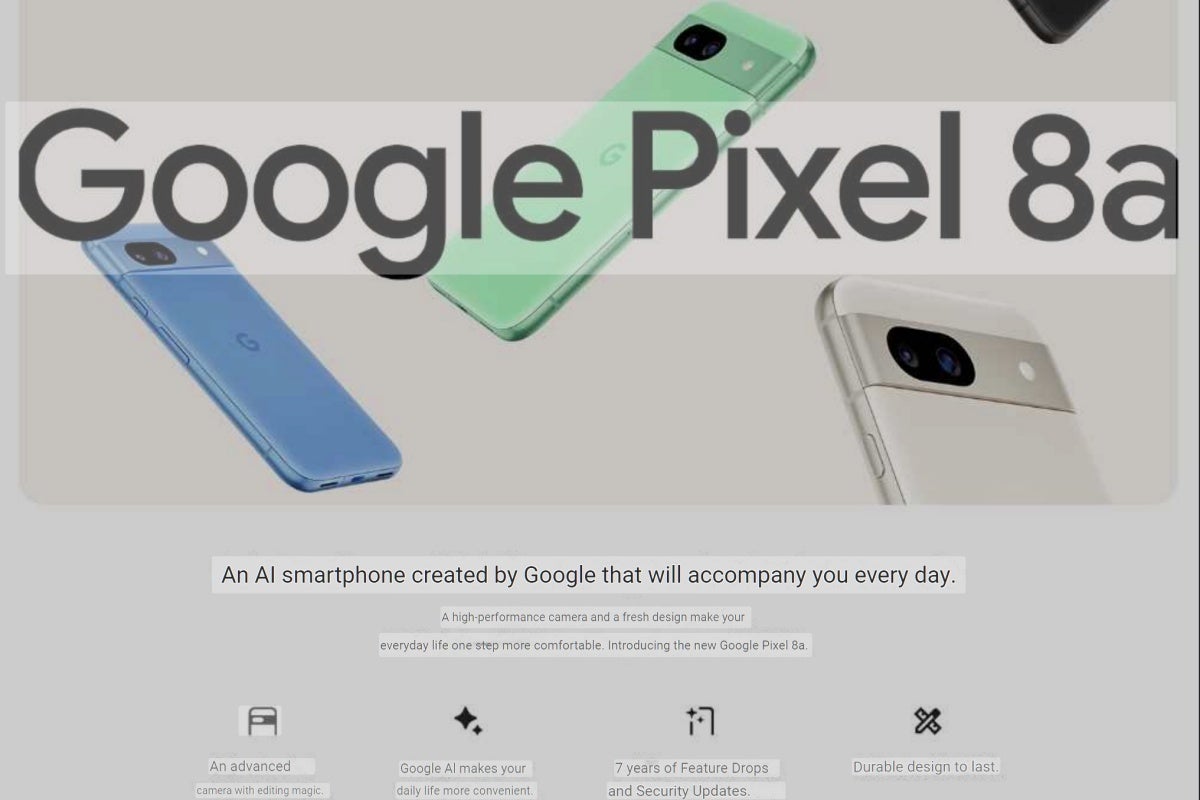 Quase tudo o que há para saber sobre o Pixel 8a vazou antes do evento de lançamento do Google