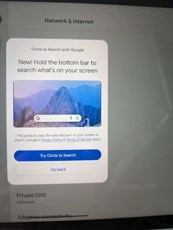 Circle to Search is starting to roll out to the Pixel Tablet for beta testers