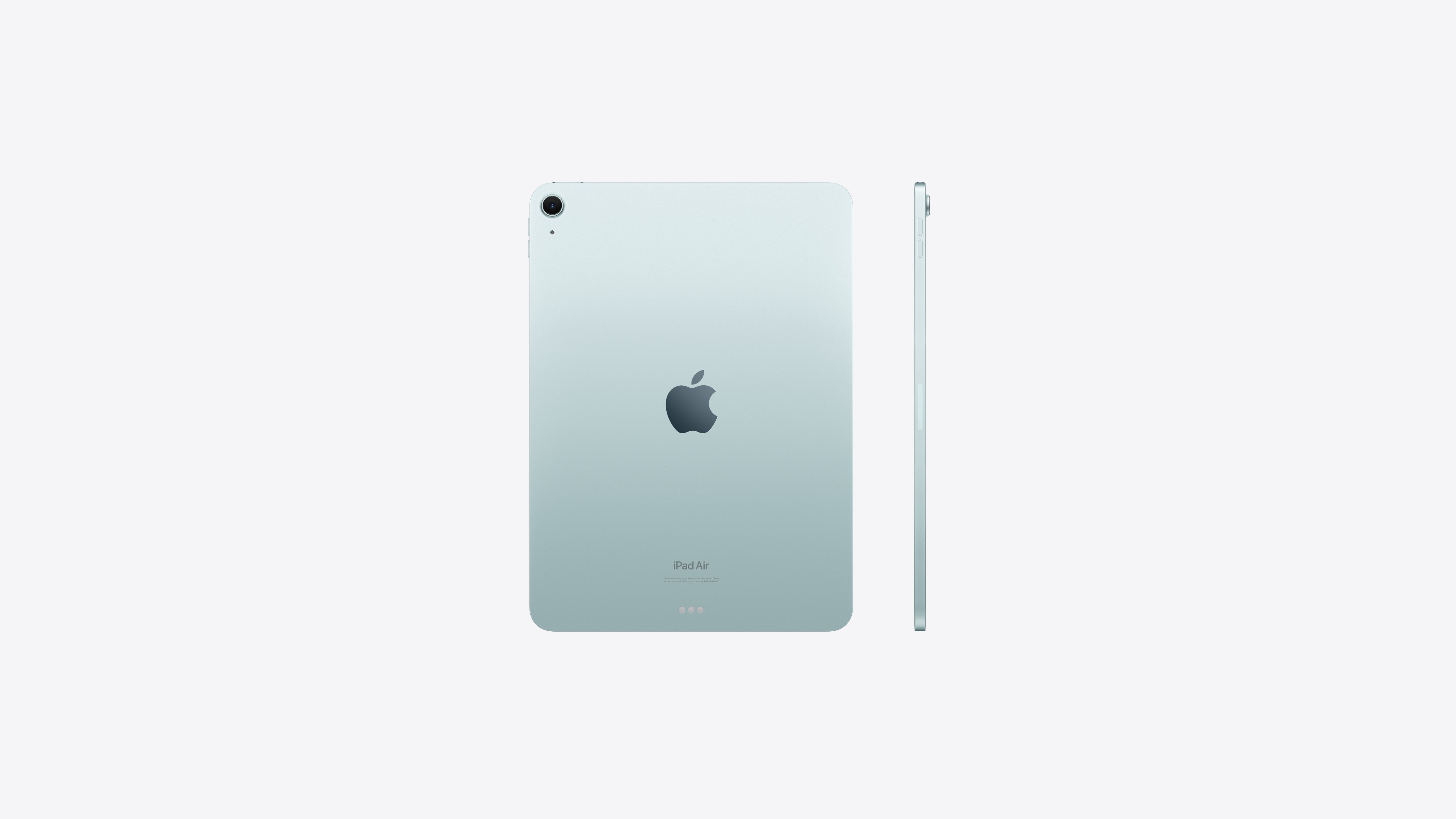The iPad Air 2024 in Blue (Image Credit - Apple) - iPad Air (2024) colors: all the official hues