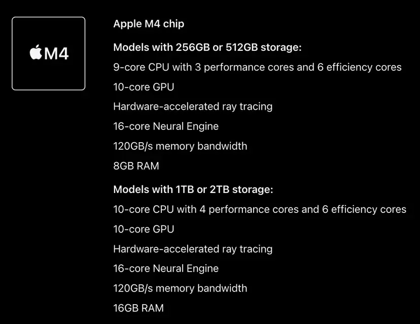 Going for a 1TB iPad Pro gets you an upgraded M4 chip