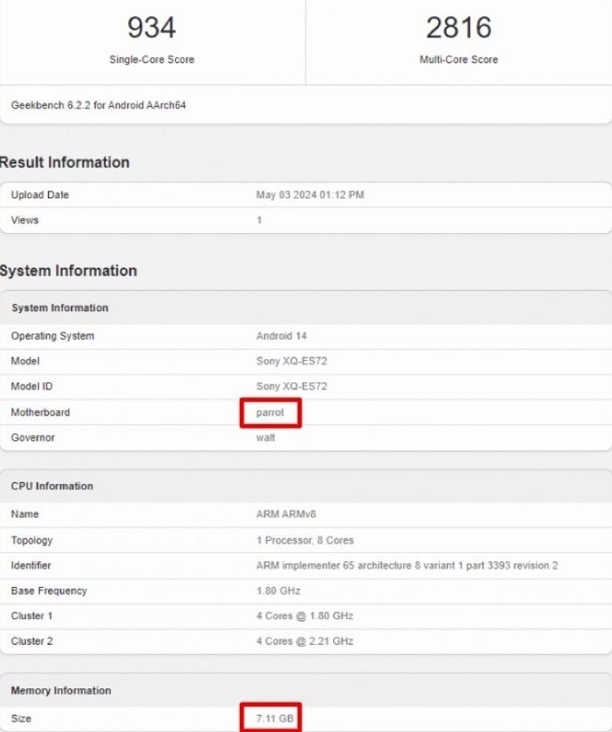 Geekbench test reveals Xperia 10 VI will feature Snapdragon 6 Gen 1 - Benchmark test reveals the chipset that will power the Sony Xperia 10 VI