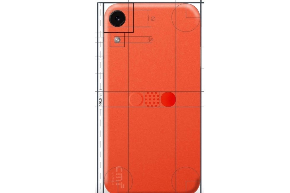 The possible design of the upcoming phone by CMF by Nothing (Image Credit–91Mobiles) - Leak suggests Nothing&#039;s CMF Phone (1) could be super affordable and reveals its possible design
