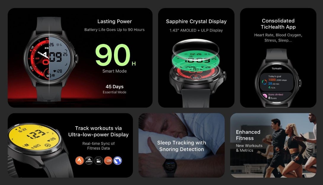 The new TicWatch Pro 5 Enduro promises extended battery life, major fitness upgrade