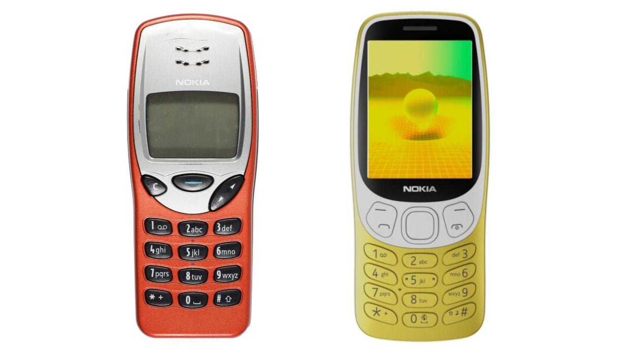 Nokia 3210 old (left) vs Nokia 3210 new (right) - Nokia 3210 gets reimagined 25 years after its initial debut