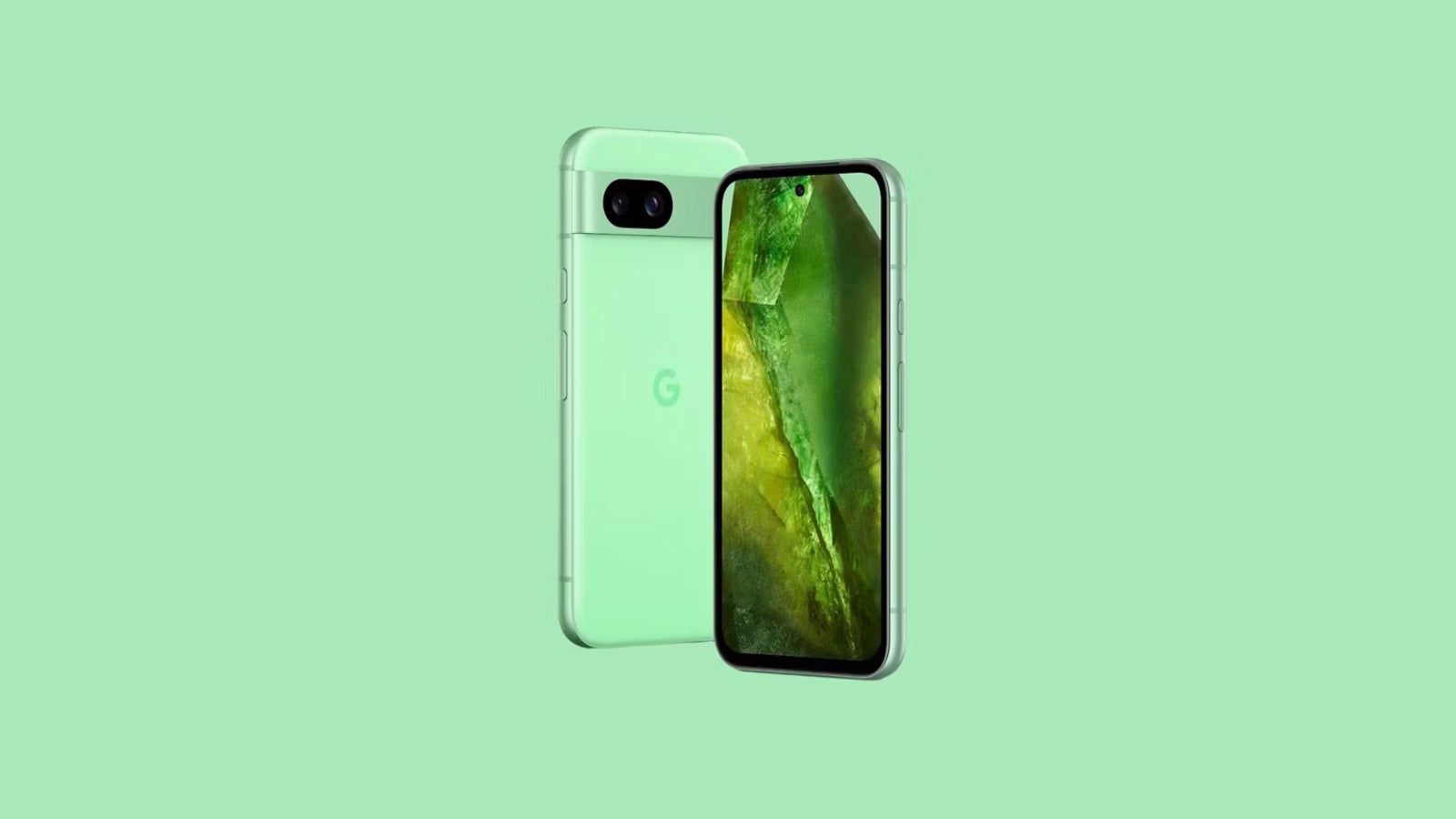 The Pixel 8a in Aloe (Image Source - Google) - Pixel 8a colors: all the official hues