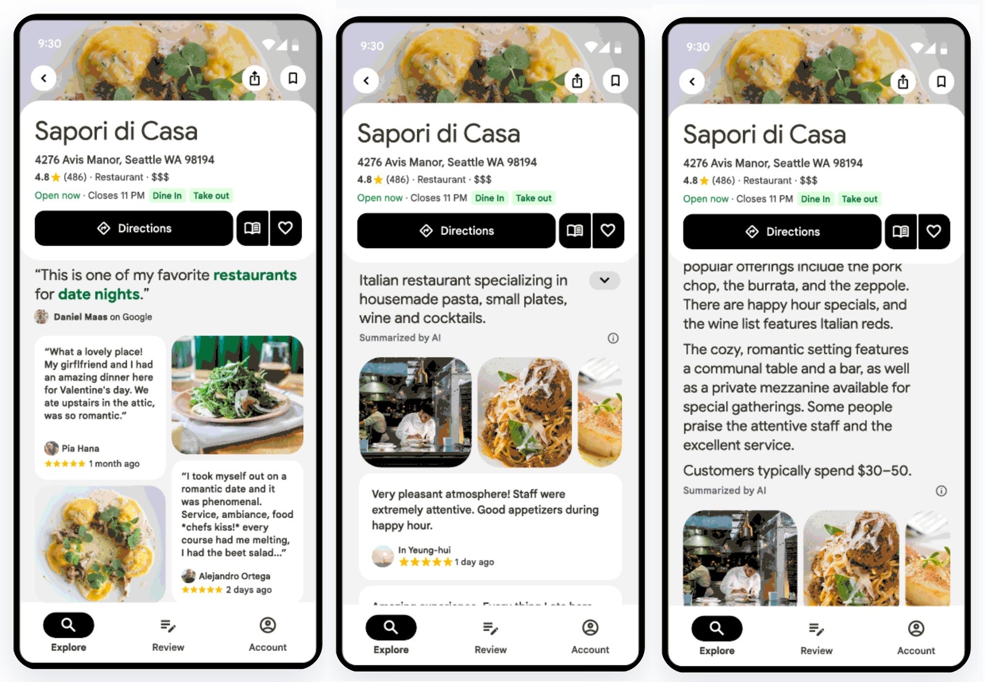 Google&#039;s Gemini generating info on a Maps location (Image credit - Google) - Gemini comes to Google Maps Platform, allows devs to deliver concise AI-generated info
