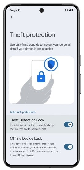 The Theft Detection Lock locks down your phone if its theft has been detected - Cool Android 15 features include Private Space and Theft Detection Lock