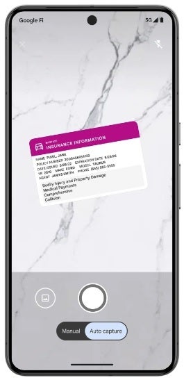 Take a photo of certain cards to add them digitally to the Google Wallet app - Cool Android 15 features include Private Space and Theft Detection Lock